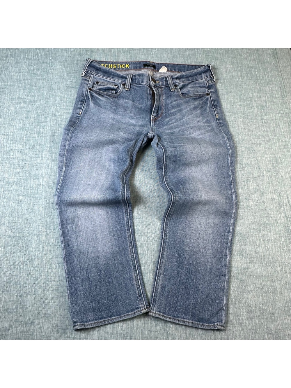 VTG J.Crew Matchstick Stretch Jeans Y2K Womens Sz 28 Blue Wash Denim Straight